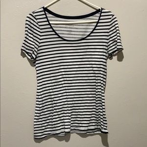 American Eagle striped short sleeve shirt